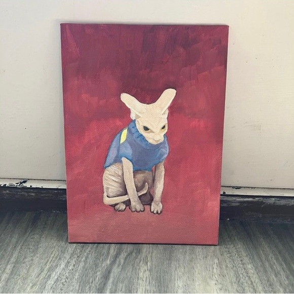 NEW ‘MAD SPYNX IN A SWEATER’ MEME CAT ART PRINT - Picture 6 of 16